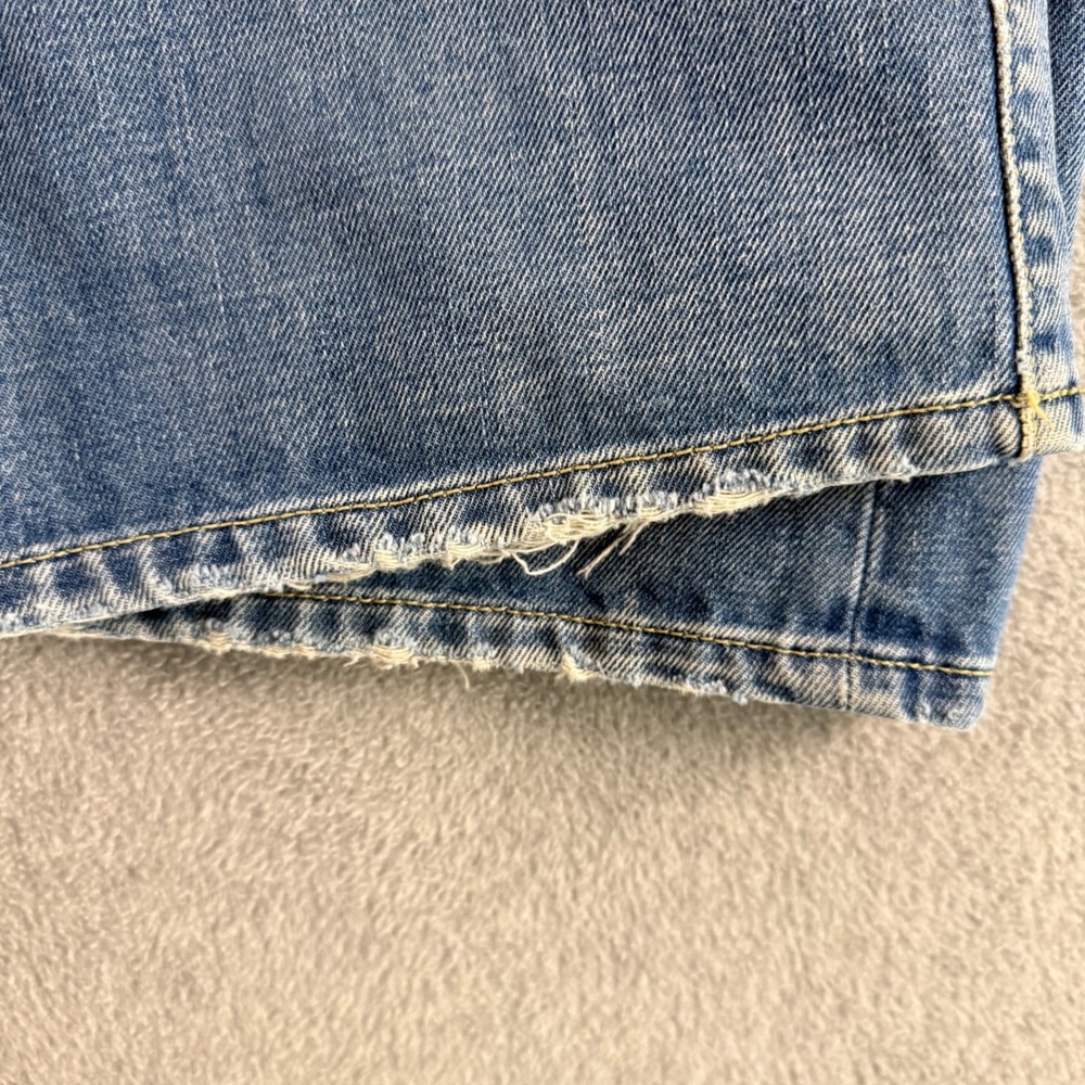 Diesel Ronhar Womens Jeans 29x32 Blue Low Rise Bootcut Distressed Wash 008AT - Picture 8 of 14